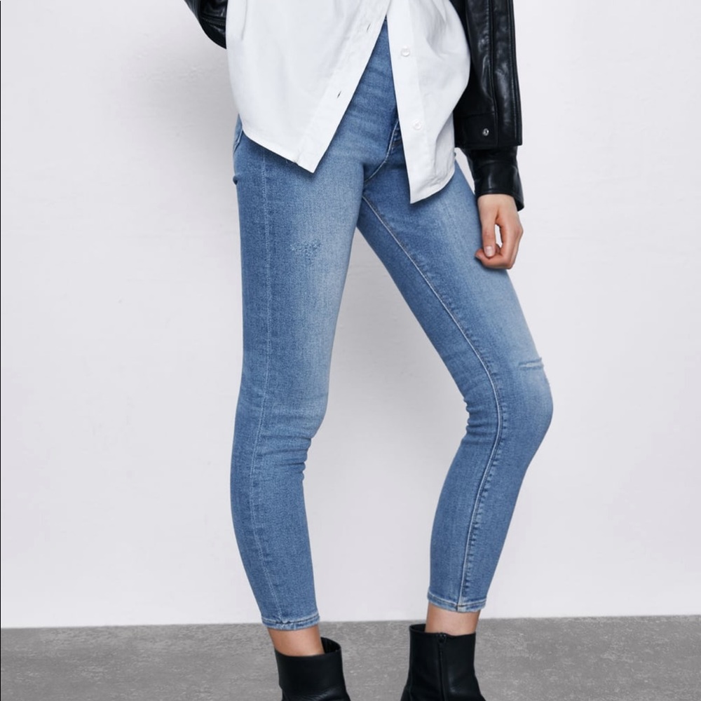 Zara High Waist Premium Jeans